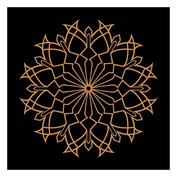 Amazing Vector Mandalas Different Themes Oriental Style — Image vectorielle