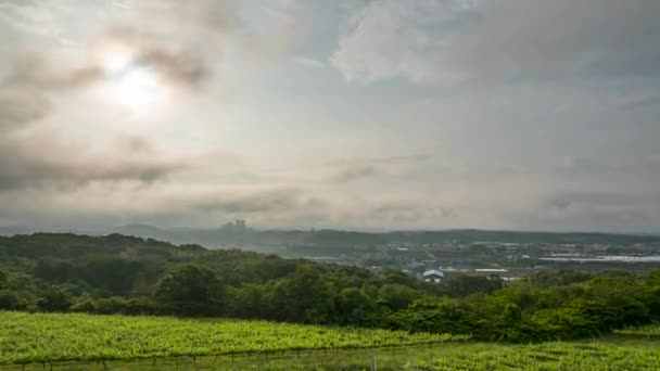 Wysokiej Jakości Zdjęcie Hiperlapsyjne Mavic Hyogo Japonia — Wideo stockowe