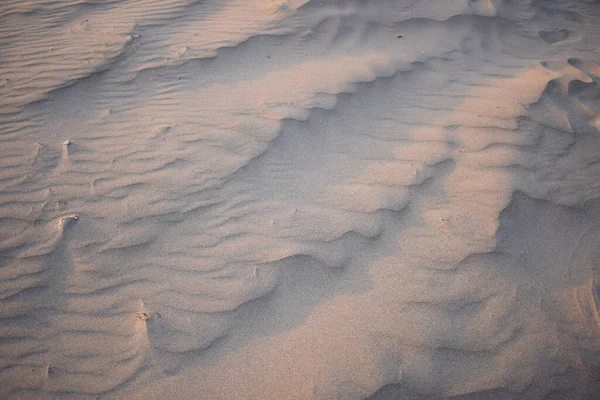 Sanddünen Die Durch Den Wind Entstehen Liege Flach — Stockfoto