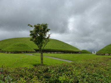 Newgrange, İrlanda. Cenaze kompleksi M.S 3000 yılından kalma..