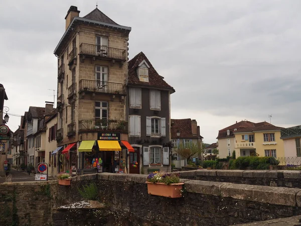Departs Barn France French Town Banks Saleys River — Stock Photo, Image
