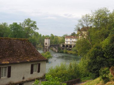 Sauveterre-de-Bearn, Fransa. Yeni Aquitaine 'e ait olan bölge.
