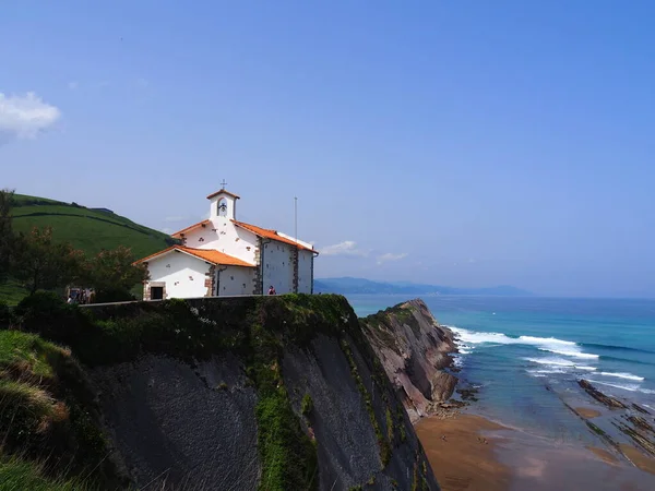 Zumaya Una Ciudad Costera Del País Vasco Francia —  Fotos de Stock