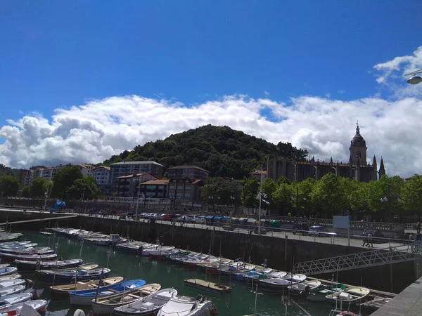 Lekeitio Cidade Costeira Vizcaya Espanha — Fotografia de Stock