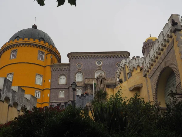 Sintra Şehri Onun Tuhaf Güzel Sarayı Portekiz — Stok fotoğraf