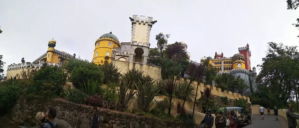 Miasto Sintra Jego Osobliwy Piękny Pałac Portugalia — Zdjęcie stockowe