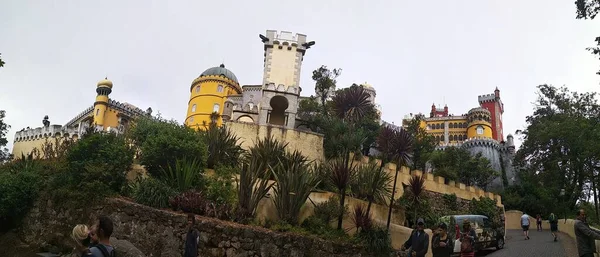 Sintra Şehri Onun Tuhaf Güzel Sarayı Portekiz — Stok fotoğraf