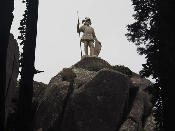 Cidade Sintra Seu Peculiar Belo Palácio Portugal — Fotografia de Stock