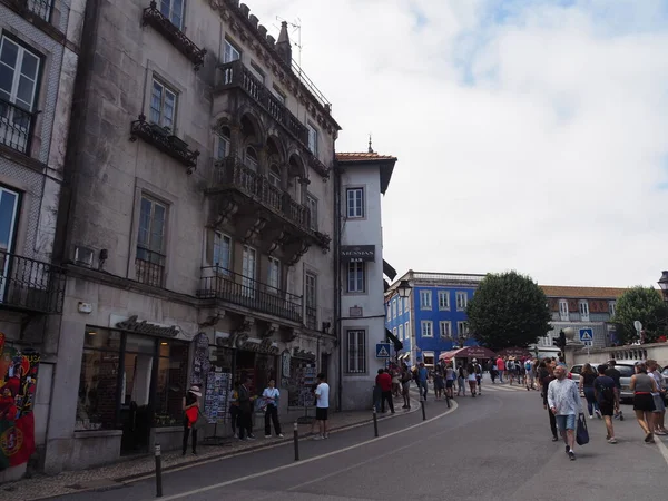 Die Stadt Sintra Und Ihr Eigentümlicher Und Schöner Palast Portugal — Stockfoto