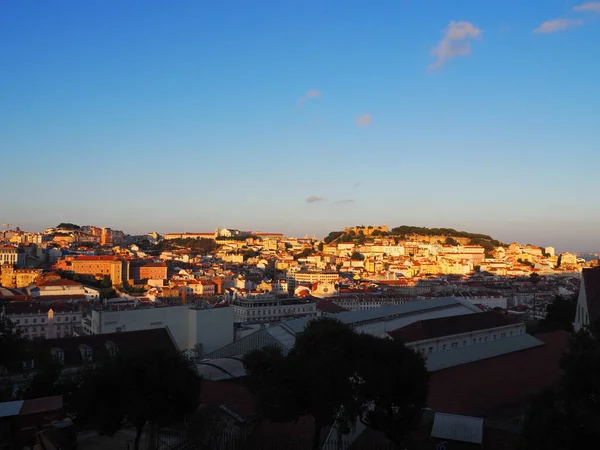Die Hauptstadt Portugals Lissabon Sie Herum Laufen Ist Ein Vergnügen — Stockfoto