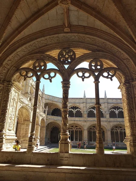 Das Jeronimos Kloster Von Belem Lissabon Portugal — Stockfoto