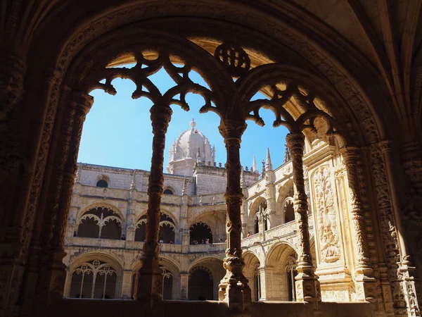 Das Jeronimos Kloster Von Belem Lissabon Portugal — Stockfoto