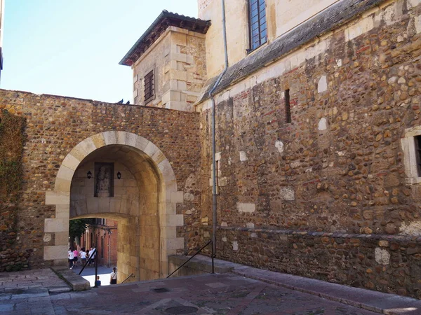 Com Sua Cidade Velha Bela Catedral Leon Vale Pena Uma — Fotografia de Stock