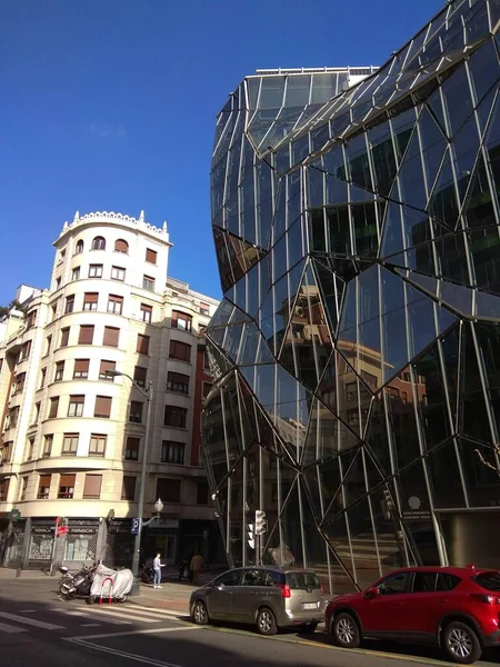 多くの角を持つバスクの都市ビルバオ バスク地方 スペイン — ストック写真
