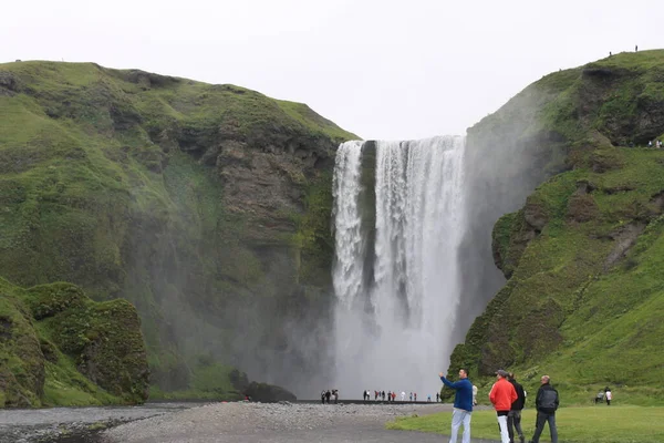 Islandia Paisajes Inusuales Con Espectaculares Cascadas Glaciares —  Fotos de Stock