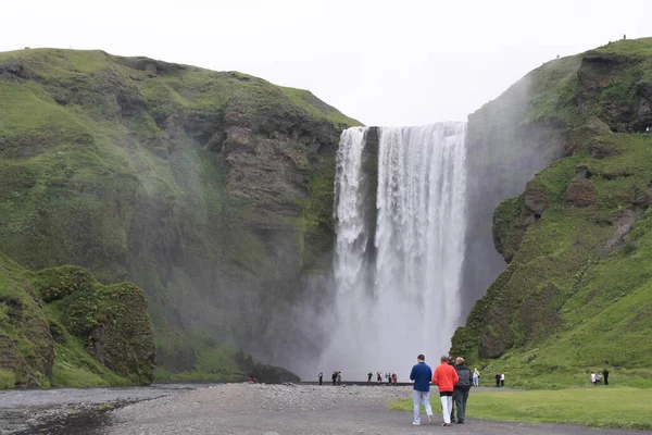 Iceland Unusual Landscapes Spectacular Waterfalls Glaciers — Photo