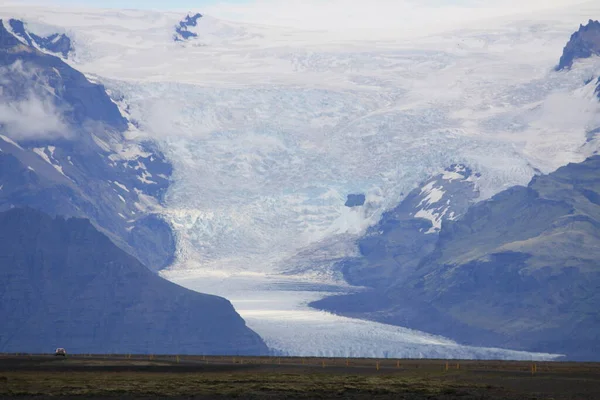 Islandia Paisajes Inusuales Con Espectaculares Cascadas Glaciares — Foto de Stock