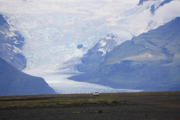 Iceland Unusual Landscapes Spectacular Waterfalls Glaciers — 스톡 사진