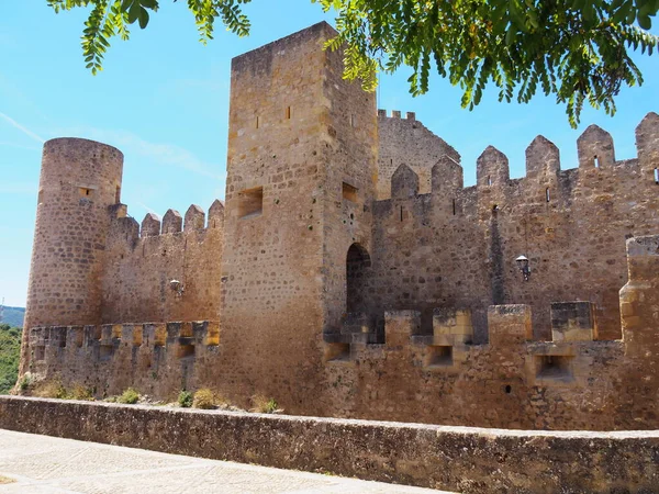 Фріас Гарне Середньовічне Місто Його Замком Провінції Бургос Іспанія — стокове фото