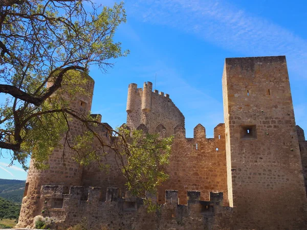 Фриас Красивый Средневековый Город Замком Провинции Бургос Испания — стоковое фото
