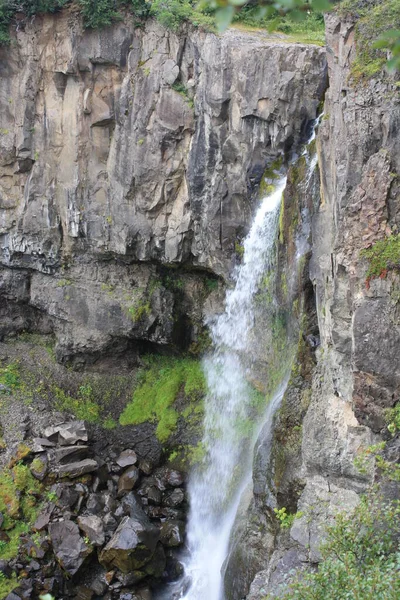 Svartifoss Black Waterfall Iceland — Photo