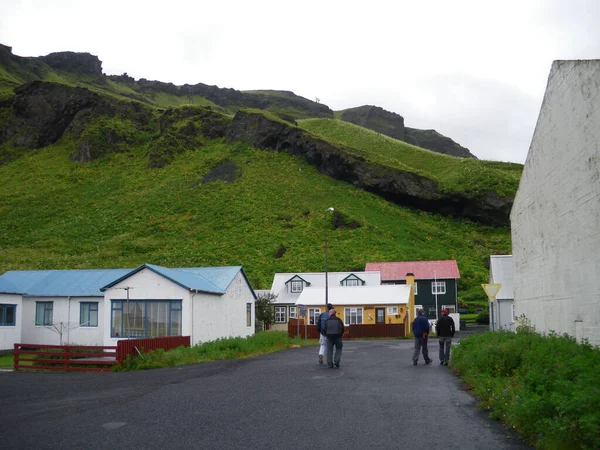 Vik Cidade Islandesa Localizada Sul País Islândia — Fotografia de Stock