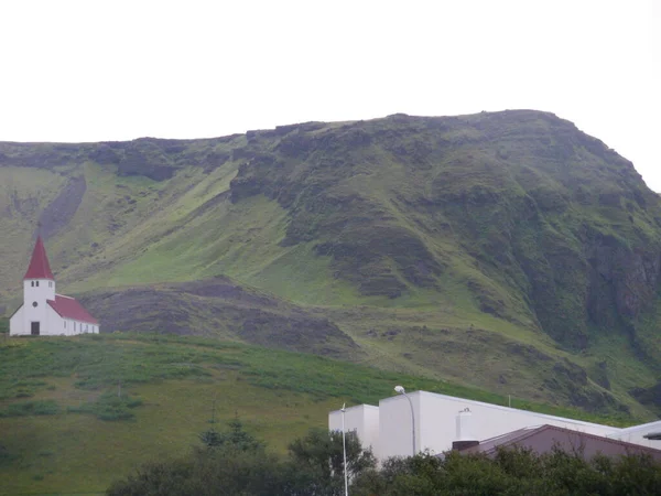 Vik Ország Déli Részén Fekvő Izlandi Város Izland — Stock Fotó