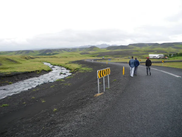 Vik Cidade Islandesa Localizada Sul País Islândia — Fotografia de Stock