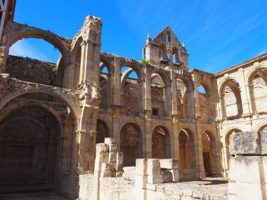 Santa Maria de Rioseco Manastırı, Burgos eyaletinin güzel kalıntıları. İspanya.