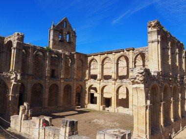 Santa Maria de Rioseco Manastırı, Burgos eyaletinin güzel kalıntıları. İspanya.