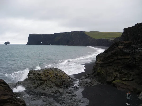 Dyrholaey Cliff Vik Iceland — Photo