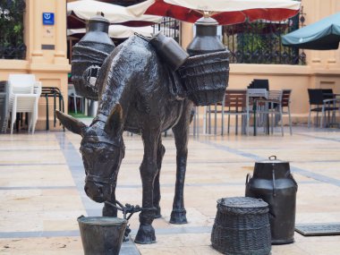 Oviedo, Asturias 'ın başkenti, güzel eski kasabasıyla. İspanya.