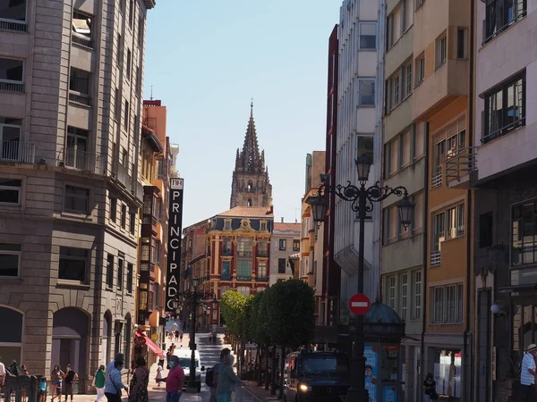 Oviedo Capital Asturias Its Beautiful Old Town Spain — 스톡 사진