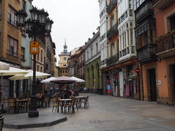 Oviedo Stolica Asturii Pięknym Starym Miastem Hiszpania — Zdjęcie stockowe