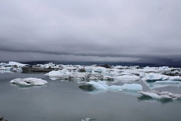Jokulsarlon Льодовикове Озеро Півдні Ісландії — стокове фото