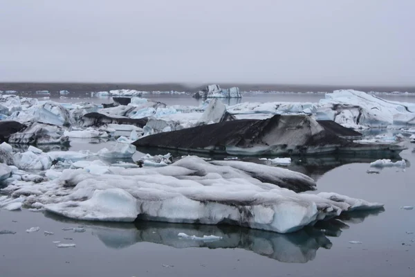 Jokulsarlon 冰岛南部冰川湖 — 图库照片