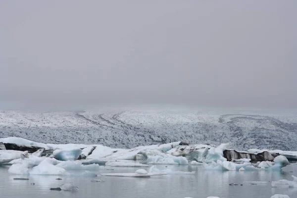 Jokulsarlon Lago Glacial Sul Islândia — Fotografia de Stock