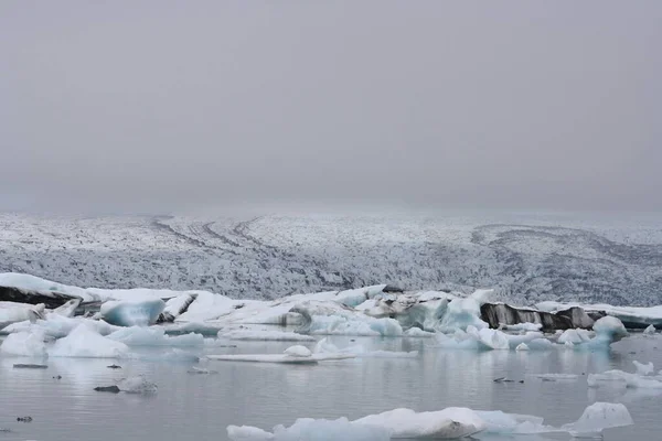Jokulsarlon 冰岛南部冰川湖 — 图库照片