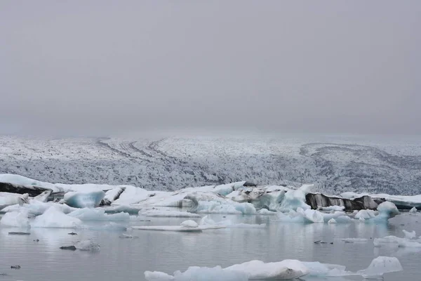 Jokulsarlon Lago Glaciale Nel Sud Dell Islanda — Foto Stock