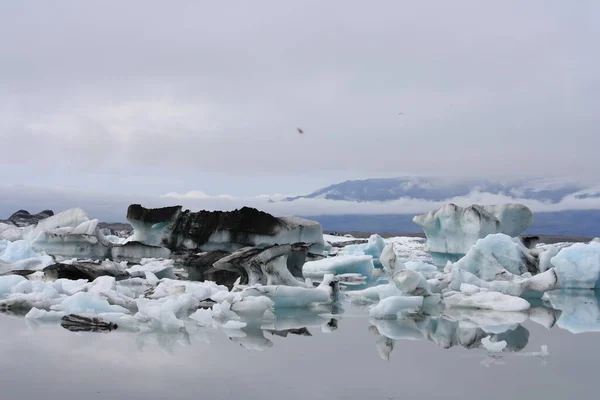 Jokulsarlon Льодовикове Озеро Півдні Ісландії — стокове фото