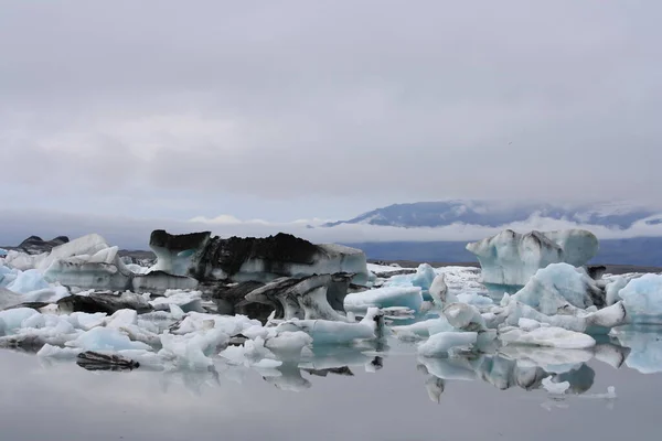 Jokulsarlon 冰岛南部冰川湖 — 图库照片