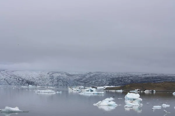 Jokulsarlon Jezioro Lodowcowe Południowej Islandii — Zdjęcie stockowe