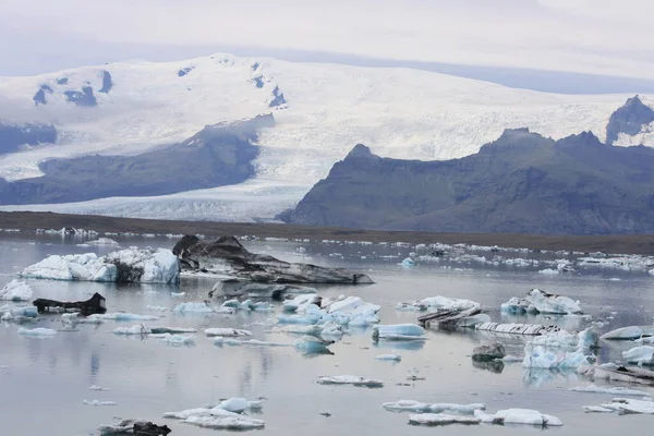 Jokulsarlon Glacial Lake Southern Iceland —  Fotos de Stock