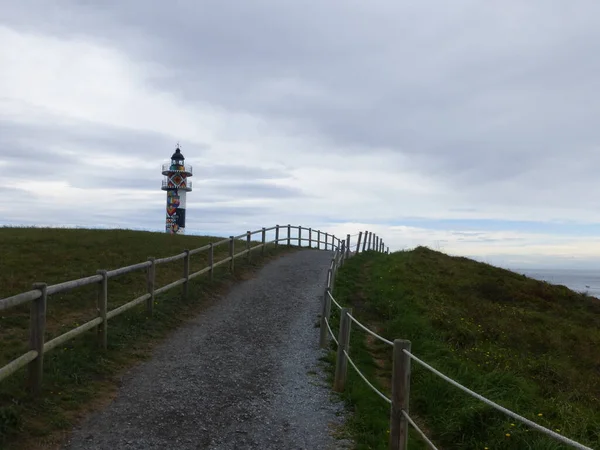 Ajo Lighthouse Cantabrian Town Ajo Spain — Foto de Stock