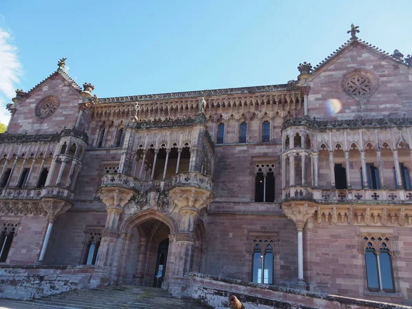 Comillas, Cantabrian municipality where you can see the whim of Gaudi. Spain.