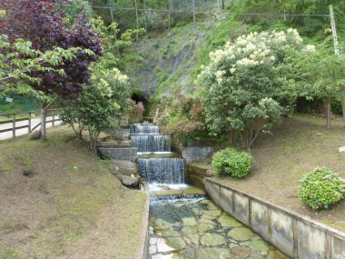 Cudillero, güzel bir limanı olan Asturian belediyesi. İspanya.