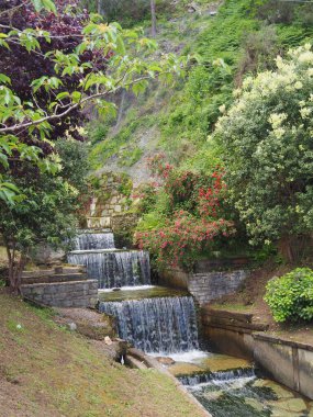 Cudillero, güzel bir limanı olan Asturian belediyesi. İspanya.