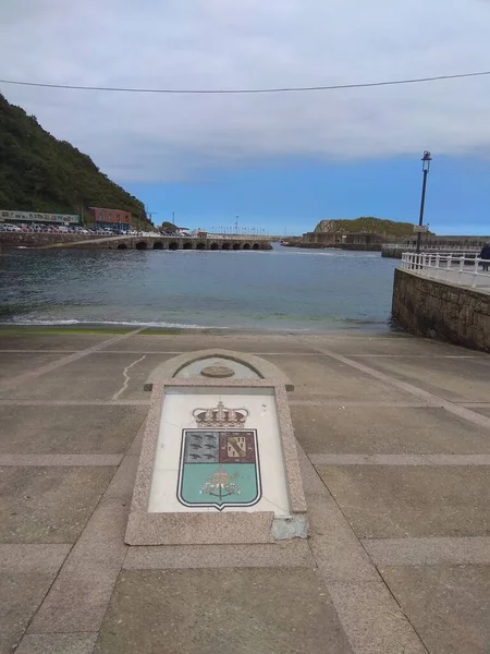 Cudillero Município Asturiano Com Belo Porto Marítimo Espanha — Fotografia de Stock