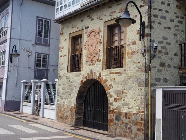 Luarca, küçük ama güzel bir limanı olan bir Asturian kasabası. İspanya.