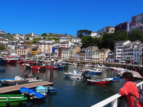 Luarca Asturian Town Small Pretty Seaport Spain — Stockfoto